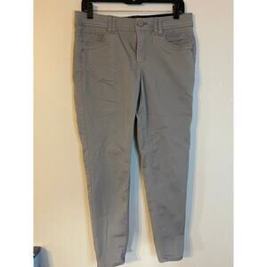 Democracy womens size 8 ab Technology ankle skinny jeans gray